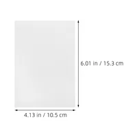 100Pcs Waterproof High Gloss Photo Paper for Inkjet Printers Quick Drying Glossy Photographic Sheets Printing Supply 5