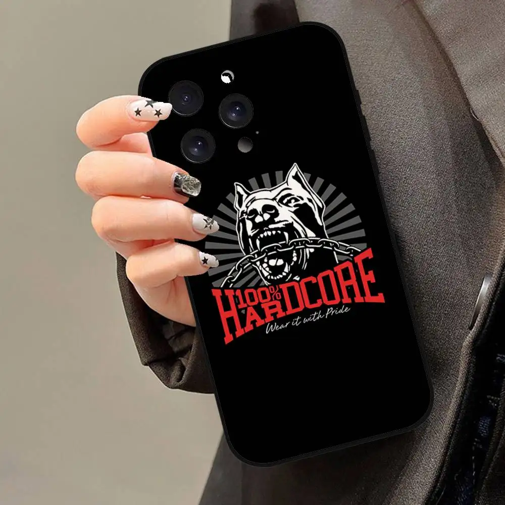 Ultimate Dog Lover's Soft Black Phone Case - Bone Gabber Hardcore Collection