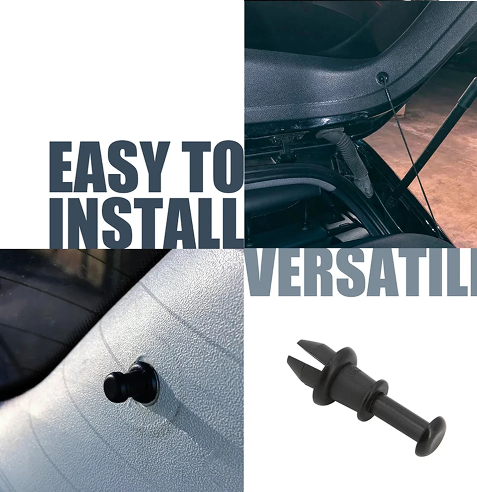 2 stücke Boot Stamm Hutablage Strap String Clips Tablett String Aufhänger Pivot Haken Für Volkswagen GOLF 5 Mk6 Tiguan Polo UP T-CROS – Detail 9