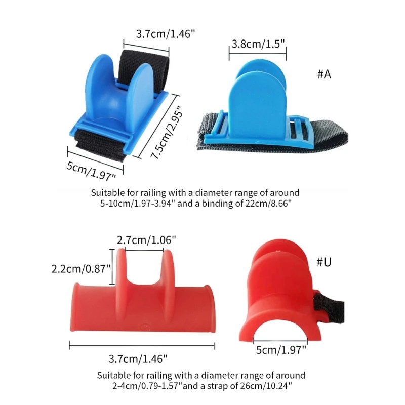 Fishing Rod Holder Keeper Lure Bait Holder U-shaped Rod Rack 1 Pcs For Boat Marine Fishing Gear Portable Accessories fishing rod holder fishing rod bracket fishing rod support fishing rod rest fishing gear accessories
