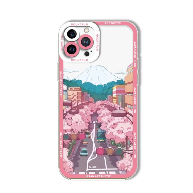 thumbnail image 1 of Anime Scenery Case for OPPO A98 A79 Reno 10 5G 10 Pro Plus 8 11 Pro 11F 5 6 Lite 8T 7Z 8Z 5Z 6Z A58 A78 A38 A1K Landscape Cover, 1 of 5