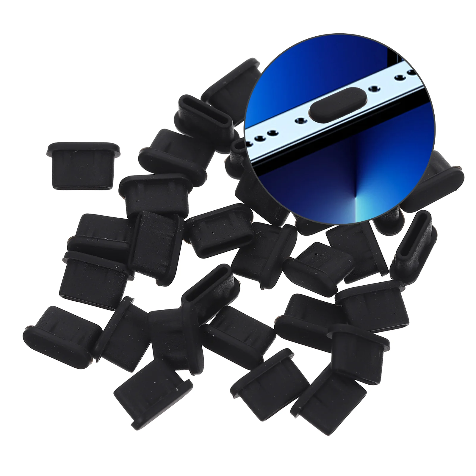

USB Charging Port Type C Dust Plug Charging Port Silicone Cover for Huawei Smart Phone Accessories