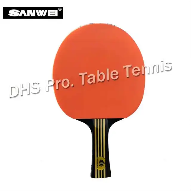 Sanwei Bravol Bee Finished Beginners Table Tennis Double Face Pimples-in Racket Rubber Table Tennis Bat Top Recommended