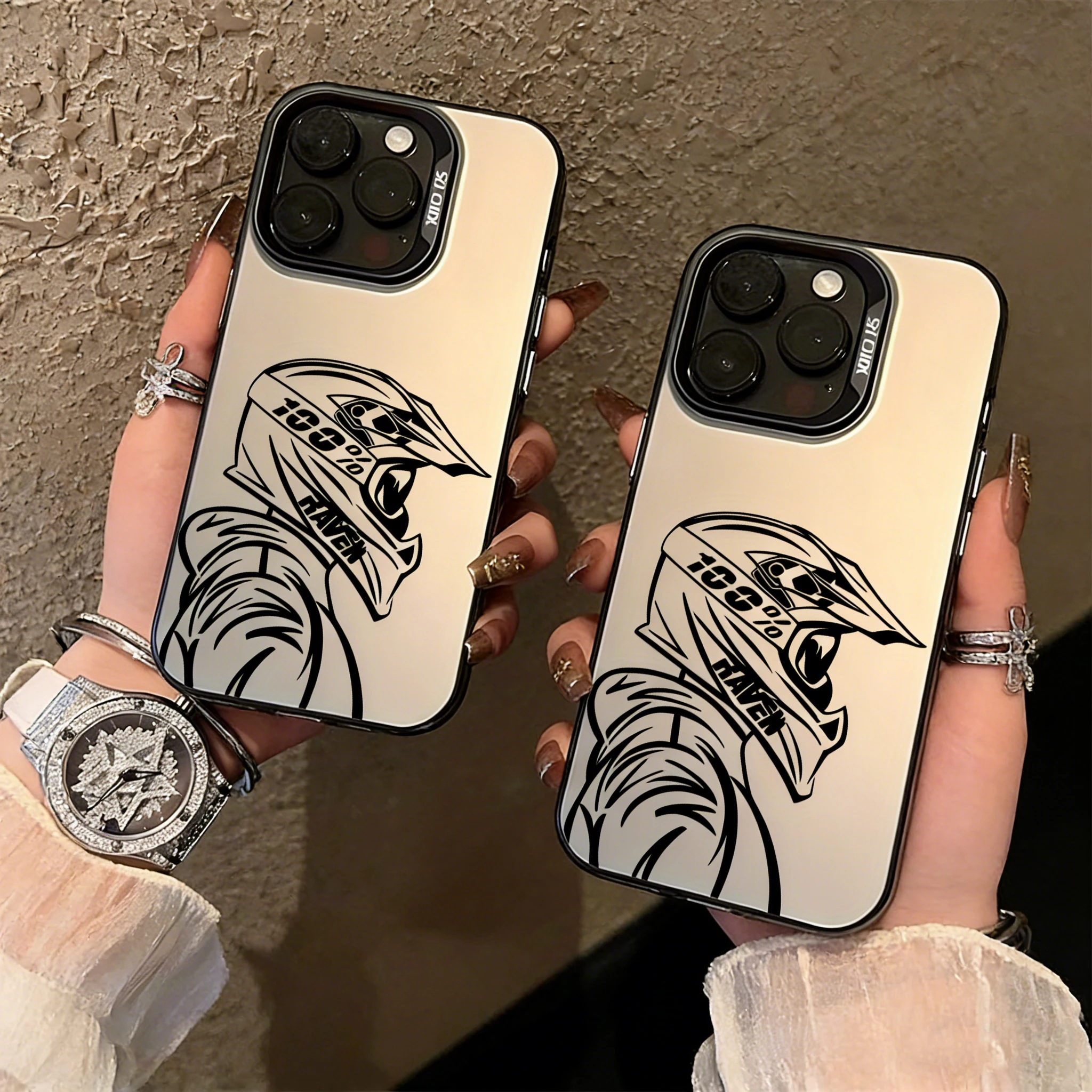 Motorcycle Rider Cool Phone Case - Stylish and Durable Protection