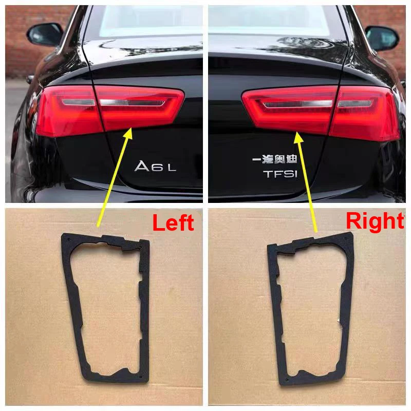 Car Taillight Seal Rear Inside Bumper Headlight Tail Light Tail Lamp Sealing Gasket For Audi A6 A6L C7 2012 2013 2014 2015