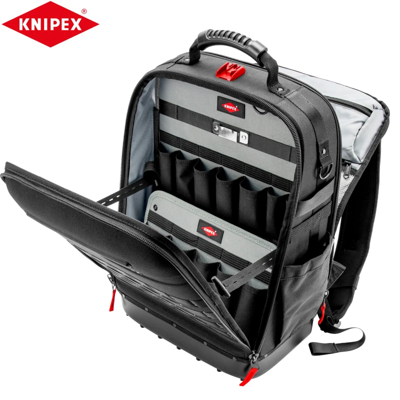 Knipex 00 21 50 Le Zaino Per Attrezzi Modulare X18 Kit Di Attrezzi Di Grande Capacità Vuoto