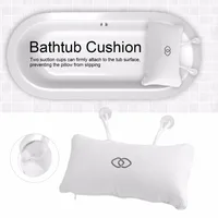 Comfort Neck Back Anti-slip Bathtub Pillow Spa Bath Bathtub Cushion Soft Headrest Massage Suction Cup Hot Tub Pillow Accessories 4