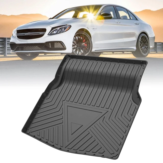 Tapis de coffre de voiture en caoutchouc TPE étanche personnalisé pour  Mercedes Benz, W205 2015 ~ 2018, centre de luxe, accessoires intérieurs,  livraison directe - AliExpress