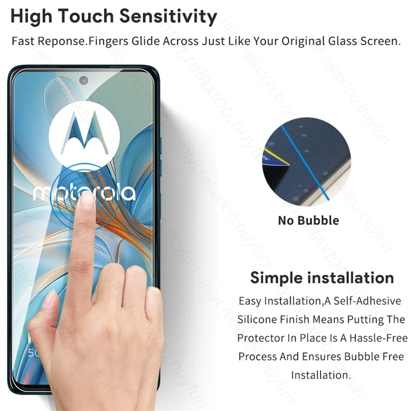 Premium Protective Case & Full Screen Tempered Glass Protector - 2 Pack