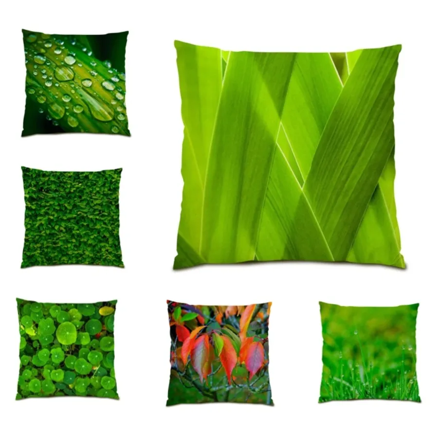 

Декоративные бархатные наволочки для диванных подушек с цветами в гостиную, наволочка с деревом 45x45, наволочка с натуральным ландшафтом и персонализированным флокированием E1355