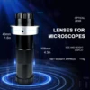 4K Full HD Industrial Microscope C-Mount Digital Camera PCB Welding Mobile Phone Repair Soldering Microscope, Double LED Light 5