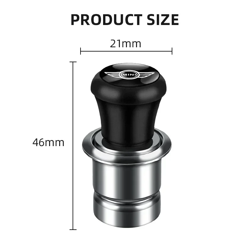 1개 자동차 실내 시거잭 전원 플러그 엠블럼 자동차 용품 BMW 미니 웍스 원 쿠퍼 JCW R60 R59 R58 R57 R56 R55 용
