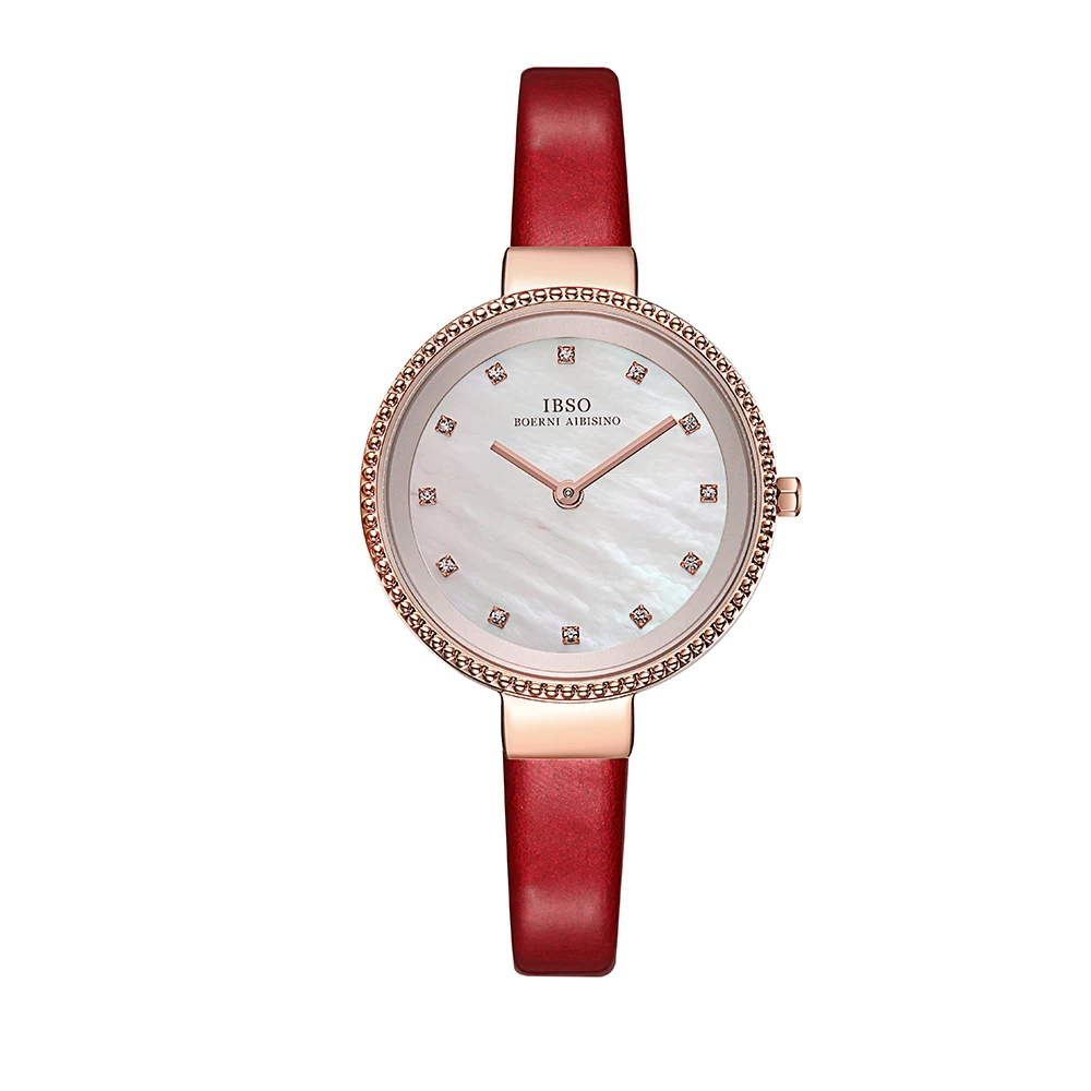 

Роскошные Брендовые женские часы с розовыми кристаллами, Женские кварцевые наручные часы с кожаным ремешком, женские водонепроницаемые наручные часы, подарки для девочек