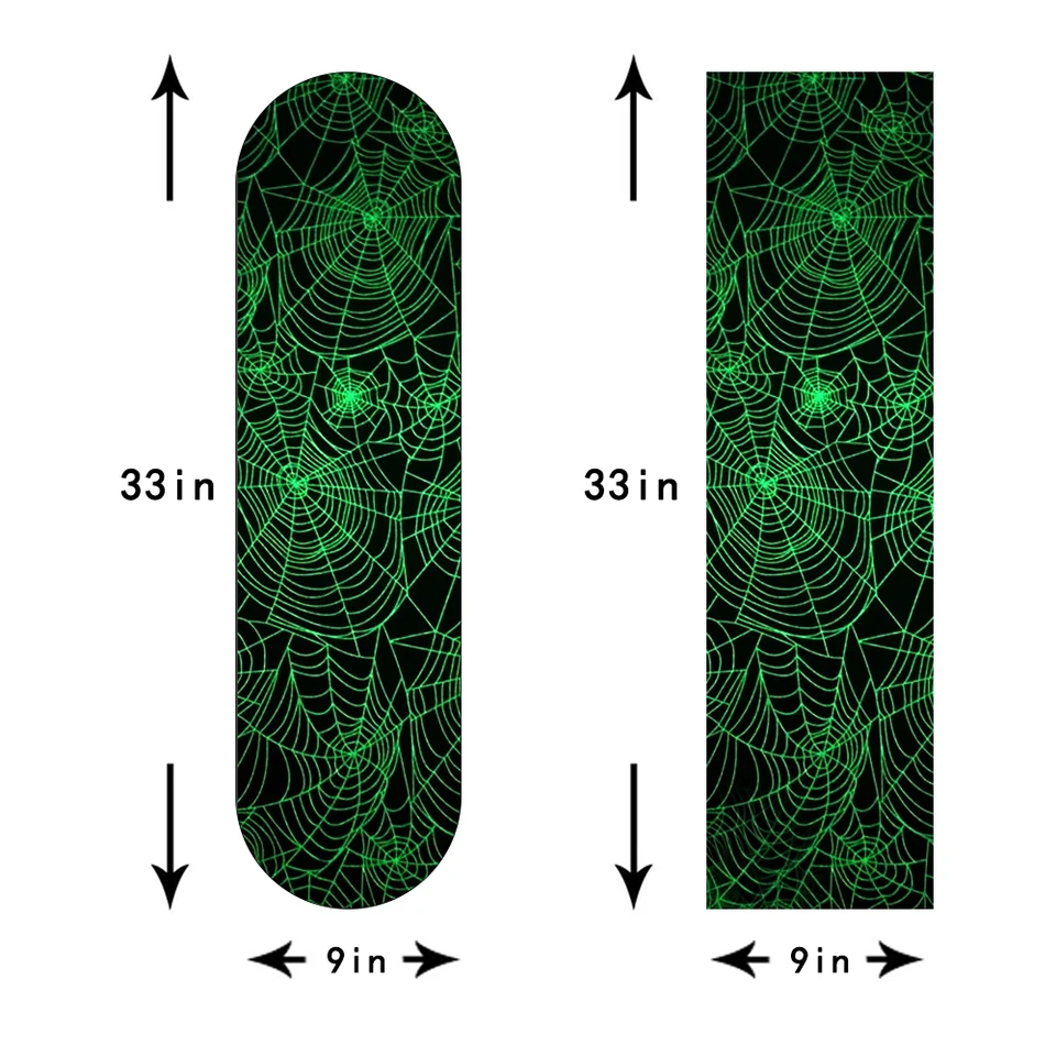 Glow In The Dark Grip Tape Sheet For Longboards & Skateboards - 10" X 48", Black Diamond 11 thumbnail image
