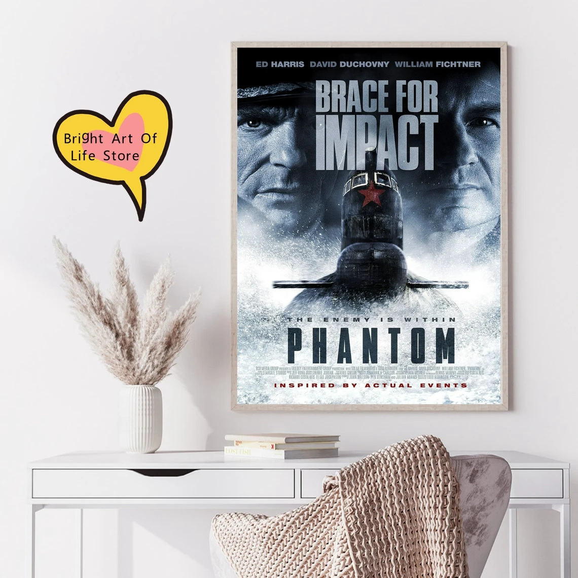 

Phantom (2013) Classic Movie Poster Cover Photo Print Canvas Wall Art Home Decor (Unframed)