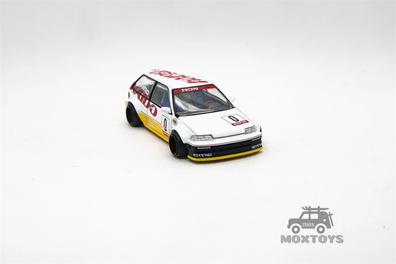 Kaido House x MINI GT 1:64 Civic (EF) Kanjo V1 LHD Diecast Model Car 2