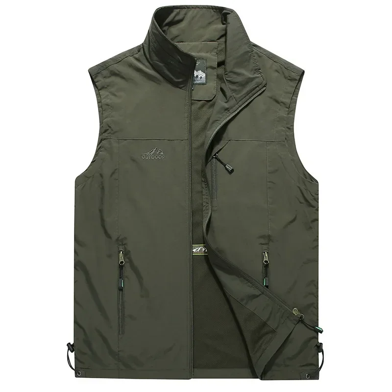Buy Hixiaohe Men's Casual Lightweight Outdoor Vest Work Fish Photo 500x660 5 - View #7