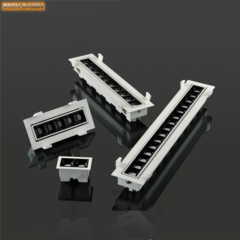 Description Picture 6 of itemDimmable LED down light Spot light COB Line light 10W 20W 30W grille light LED ceiling lamp embedded interior lighting