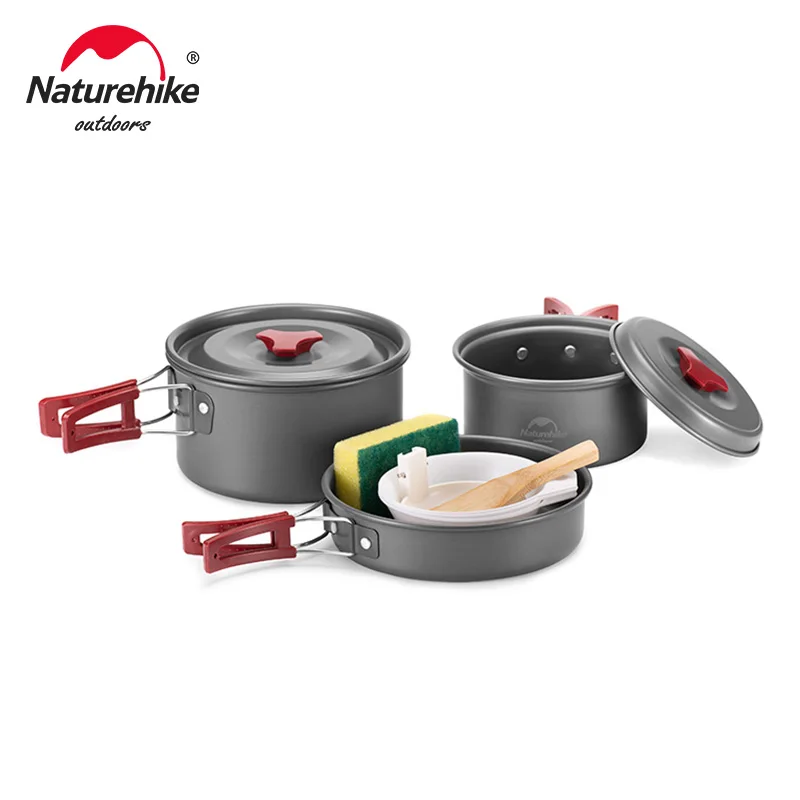 Naturehike Ultralight Camping Cooking Pot Set BRS-155