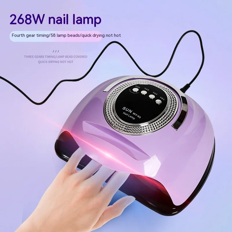 

Manicure lamp new portable portable baking lamp high power LED quick drying phototherapy machine