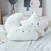 Skin-friendly White Cloud Star Moon Angel Wings Soft Stuffed Decor Pillows Cute Sky Pillow 1PC 1