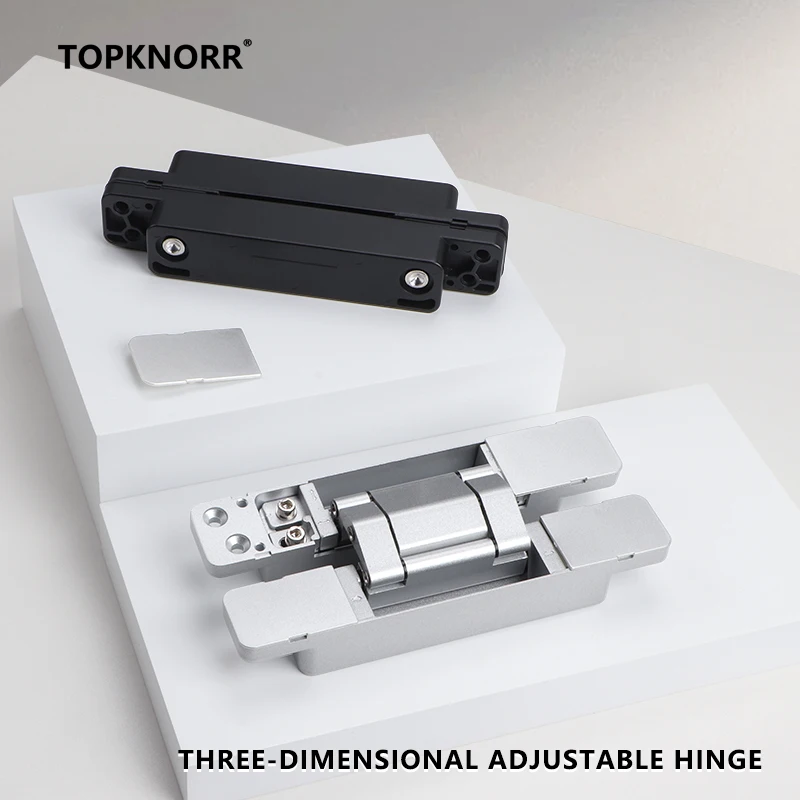 100kg Load-bearing Invisible Door Hinge Square Cross Hidden Door Hinge Hidden European H-type Three-dimensional Adjustable
