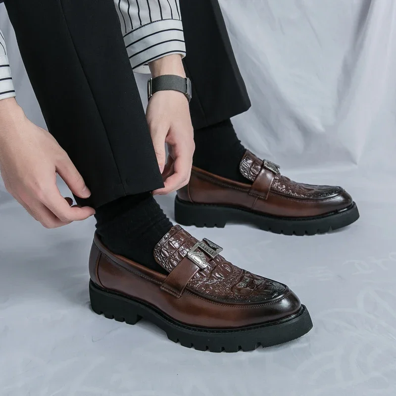 Sf4e5472c18c24d70bf3a119c01f5357ey Stylish VIPOL White Loafers for Men Slip-On Dress Shoes for Parties
