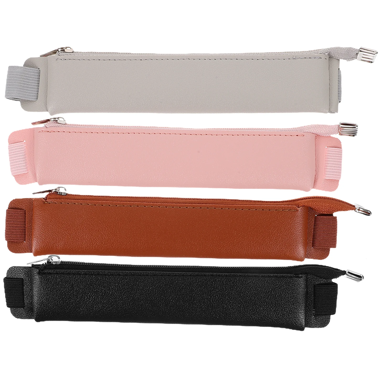 

4 Pcs Note Strap Pencil Case Nice Holder with Elastic Band Pouch Journal Sleeve Ballpoint Notebook