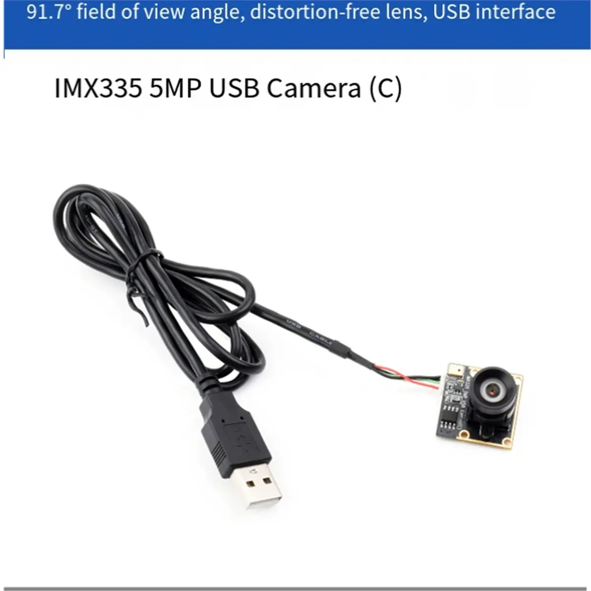 SWXF IMX335 5MP USB 카메라 (C) 2K 비디오 녹화, 저조도 조건에서 더 나은 감도, 넓은 동적 범위