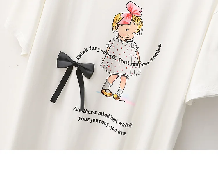 Cartoon Gedruckt Nachtwäsche frauen Nachthemden Weiche Modale Kurzarm Nachtwäsche Schlaf Hemd Lose Sommer Nachthemd Weibliche – Detail 11