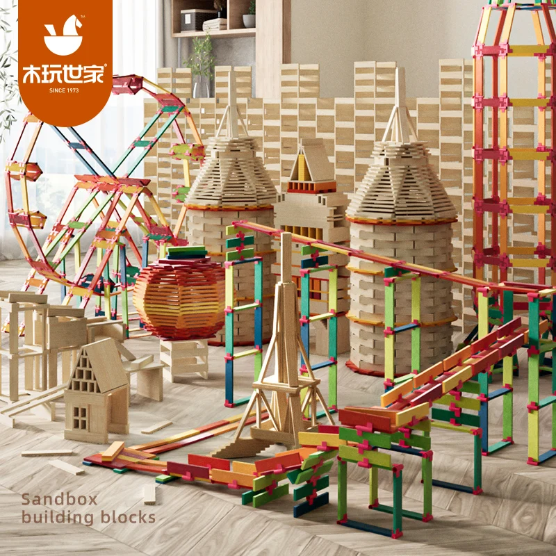 

Archimedes Building Blocks Puzzle Ideas Assembling Toys Building Area Materials Montessori Educational Wooden Toys