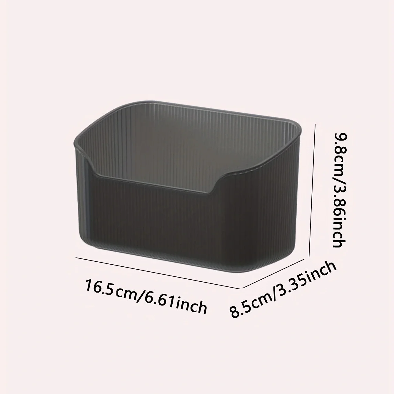 WORTHBUY Makeup Organizer Box Mirror Cabinet Plastic Cosmetics Storage Box Multifunctional Large Capacity Skincare Storage Case 6