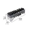 10PCS Hair Combs Guide Plastic Hairs Trimmer Limit Comb Attachments Cutting Tool 6
