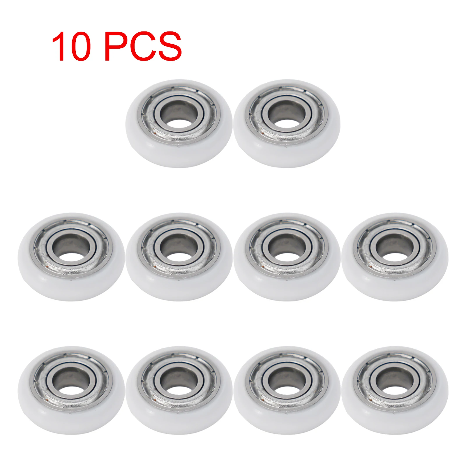 

10Pcs Shower 10Pcs Replacement Shower Door Roller Runner Wheels 19/23/25mm Wheel Diameter Bathroom Accessories