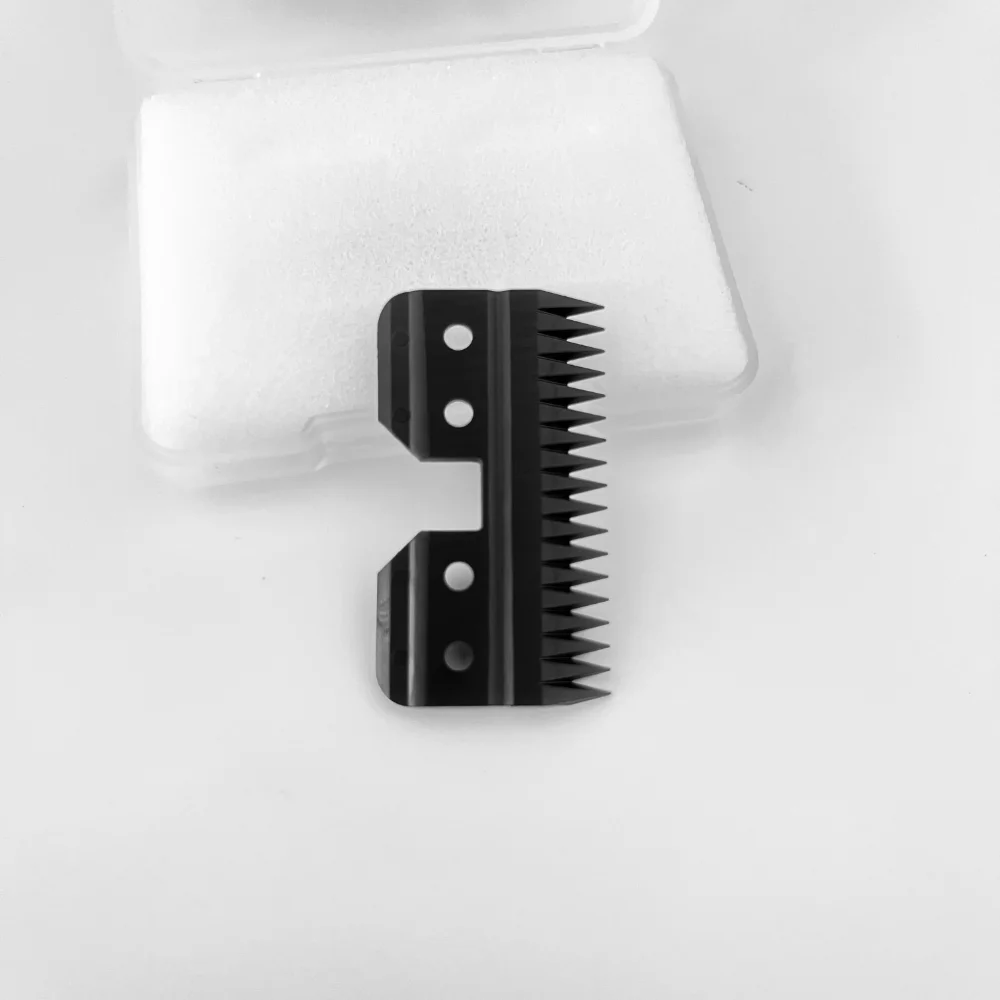 Oster 고속 피드 클리퍼 A5 그루밍 클리퍼 이동식 블레이드 용 10pcs 검정색 고속 피드 세라믹 블레이드 교체 블레이드