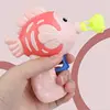 Cute Fish Shape Soap Water Bubble Gun Kids Toys Fun Bubble Blower Machine For Children Manual Gun Blower Outdoor Sport Toy 4