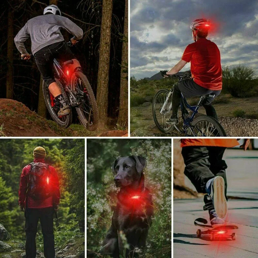 USB Rechargeable LED Bike Tail Light for Enhanced Night Riding Safety