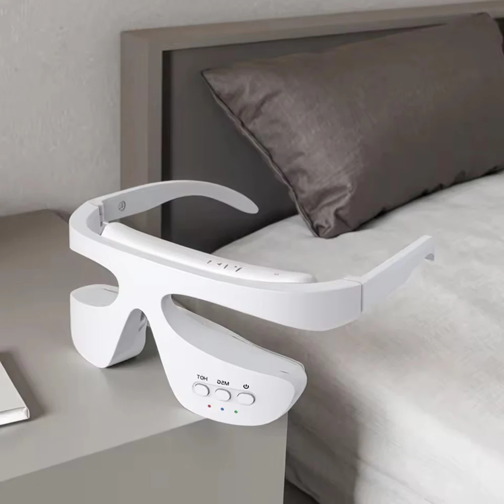 3D Eye Massager Anti-Aging Eye Massage Instrument Eyes Fatigue Relief Relaxation Relieve Dark Circles EMS Eye Lift Care Massage