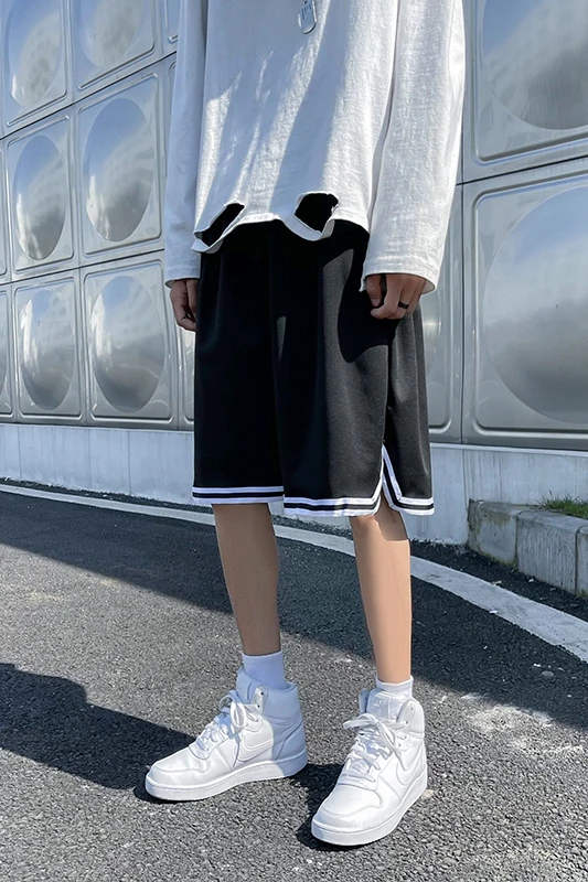 Boy Men Summer Thin Shorts Half Lengh Loose Sports Basketball Shorts Summer Male Plus Size Street Shorts Thin Quick Dry Shorts