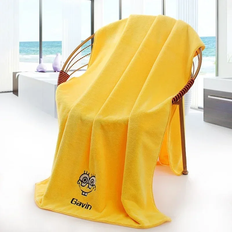 스폰지밥 패트릭 스타 타올, 애니메이션 어린이 자수 목욕 수건, 매우 두껍고 부드러운 성인 소년 소녀 얼굴 수건