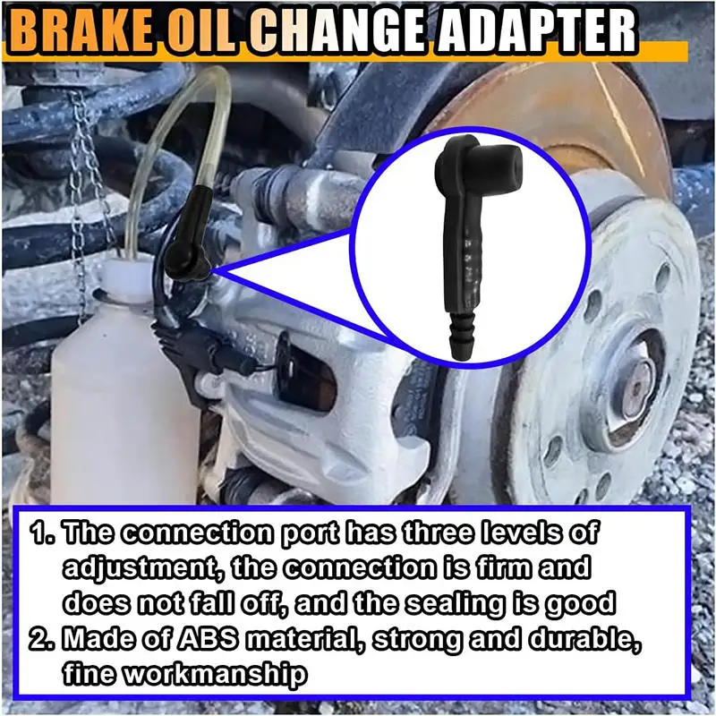 Car Fluid Connector KitOil Pumping Pipe Brake Oil Change Connector Tool Car Brake System Oil Filling Equipment Accessories