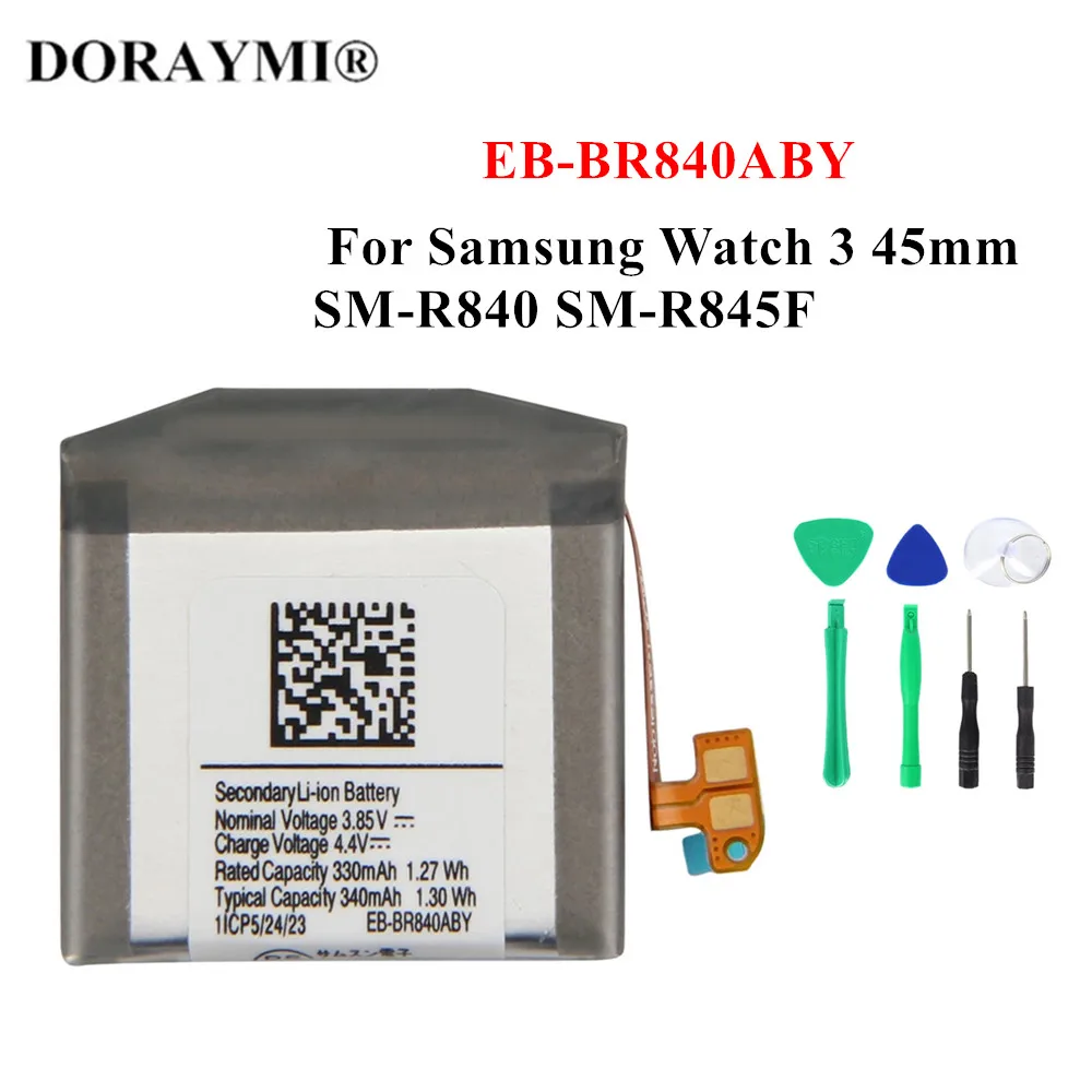 Original 340mah Ebbr840aby Watch Battery For Samsung Watch 3 45mm Sm