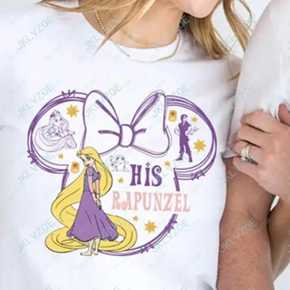 Purple Tangled Couple Shirts Disney Tangled Shirt Womens Rapunzel
