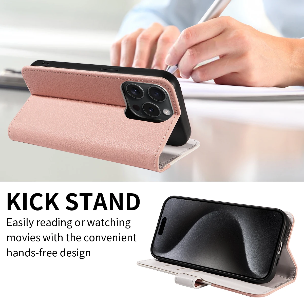 Universal Flip Cover Card Slot Anti-Fall Protective Phone Case