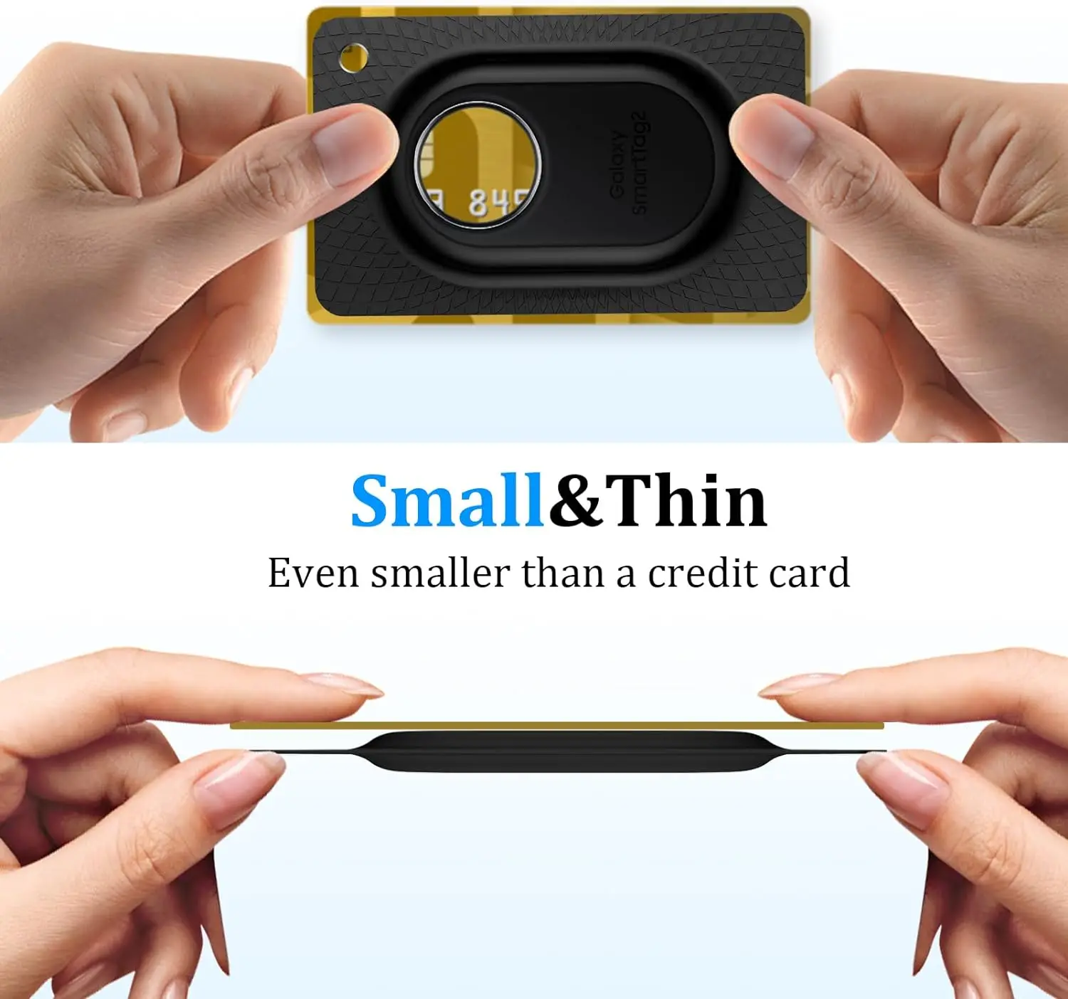 Compact Slim Protective Card Holder Case for SmartTag Wallets and Bags