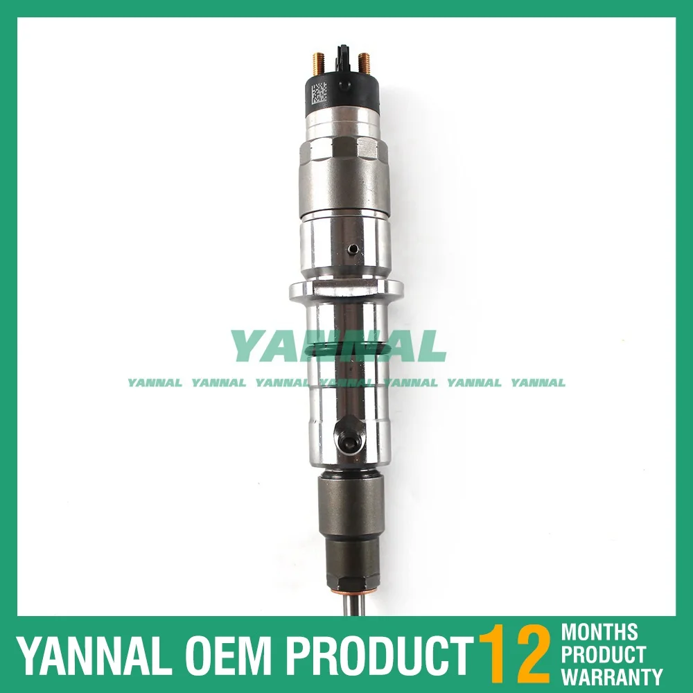 

Made in China 6x Fuel Injectors 0445120236 0445120125 6745-11-3102 For Komatsu S6D114 6D107