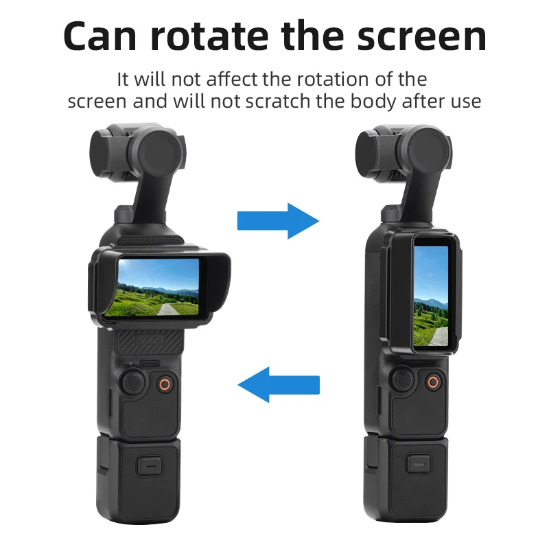 Sun Shade for DJI Osmo Pocket 3 Light Weight Screen Sunshade Hood Cover Handheld Gimbal Camera Accessories