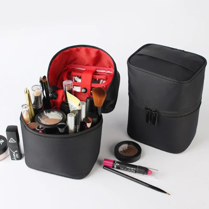 Travel Barrel Shaped Makeup Organizer Female Cosmetic Toiletry Wash