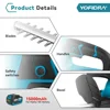YOFIDRA 2000W Electric Hedge Trimmer Efficient Cordless Rechargeable Garden Shrub Pruning Power Tools For Makita 18V Battery 5