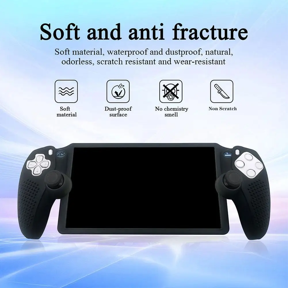 

For Sony PlayStation Portal Handle Hard Protective Case Cover Skin Protector Hand Grip Bracket Holder Game HandGrip